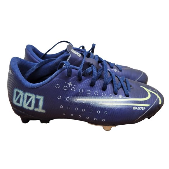 Nike Other - Nike JR Vapor 13 Academy MDS FG/MG Soccer Cleats Boys Size 1.5Y Blue CJ0980 401